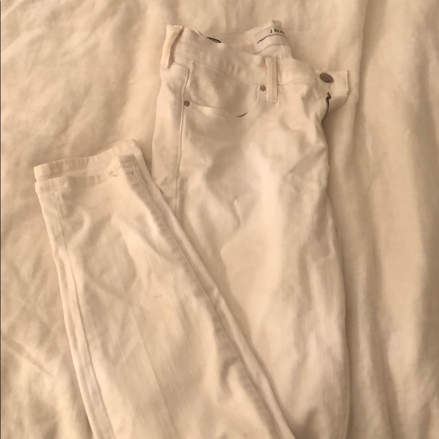 J Brand White Skinny Jeans